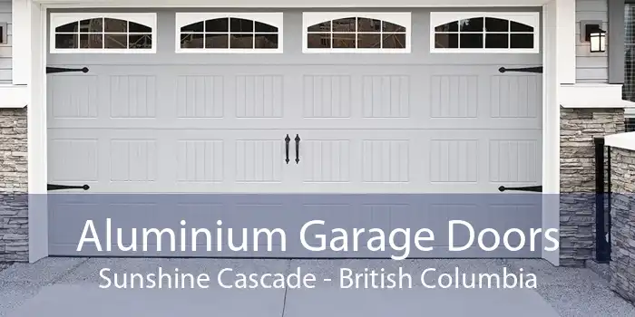Aluminium Garage Doors Sunshine Cascade - British Columbia