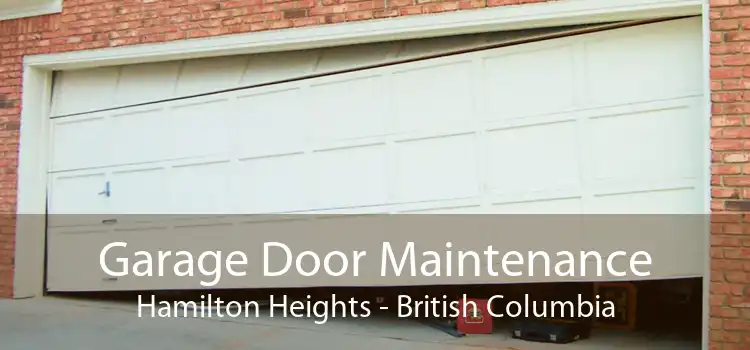 Garage Door Maintenance Hamilton Heights - British Columbia