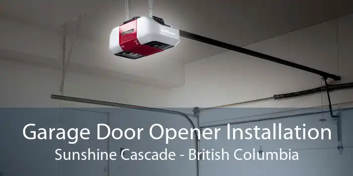 Garage Door Opener Installation Sunshine Cascade - British Columbia