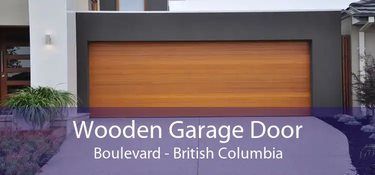Wooden Garage Door Boulevard - British Columbia