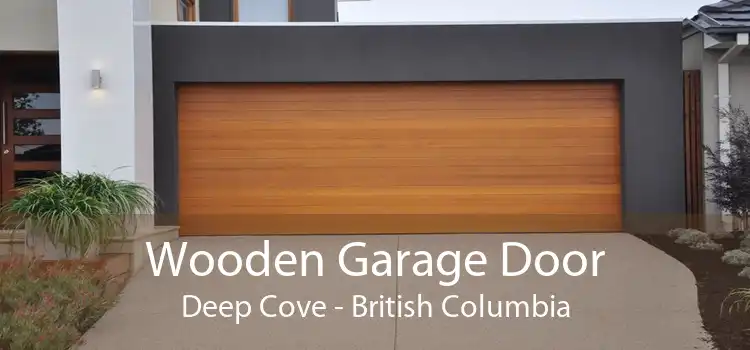 Wooden Garage Door Deep Cove - British Columbia