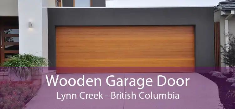 Wooden Garage Door Lynn Creek - British Columbia